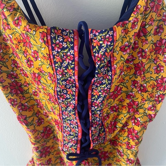 New! Skinny Dippers jelly beans suga babe laceup one piece swimsuit 37746 - Picture 6 of 11